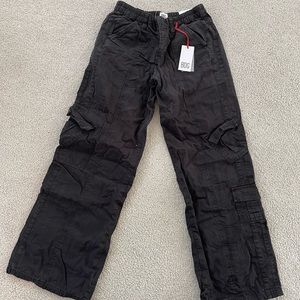 Urban Outfitters Black BDG Y2K Low rise cargos